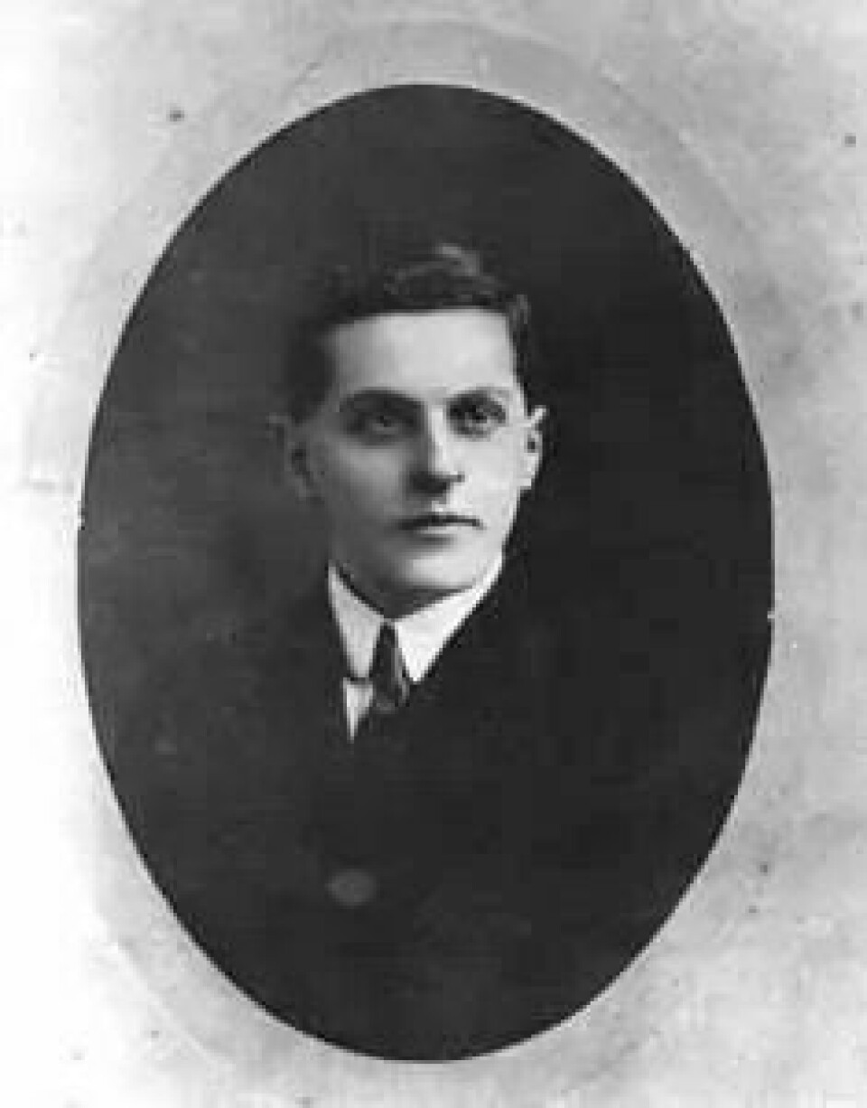 Ludwig Wittgenstein, her avbildet i 1910, vervet seg til fronttjeneste kort tid etter krigsutbruddet. Kilde: Wikimedia Commons.