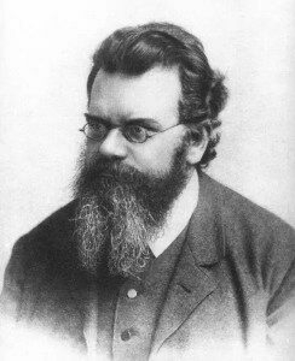 Ludwig Boltzmann (1844-1906) (Kilde: Wikimedia commons)