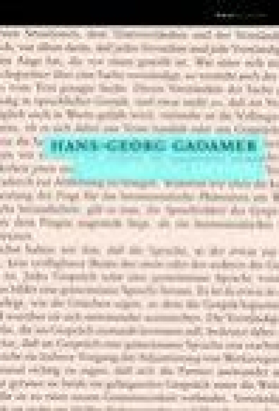 Bok: Sannhet og metode – Hans-Georg Gadamer Bok: Sannhet og metode – Hans-Georg Gadamer