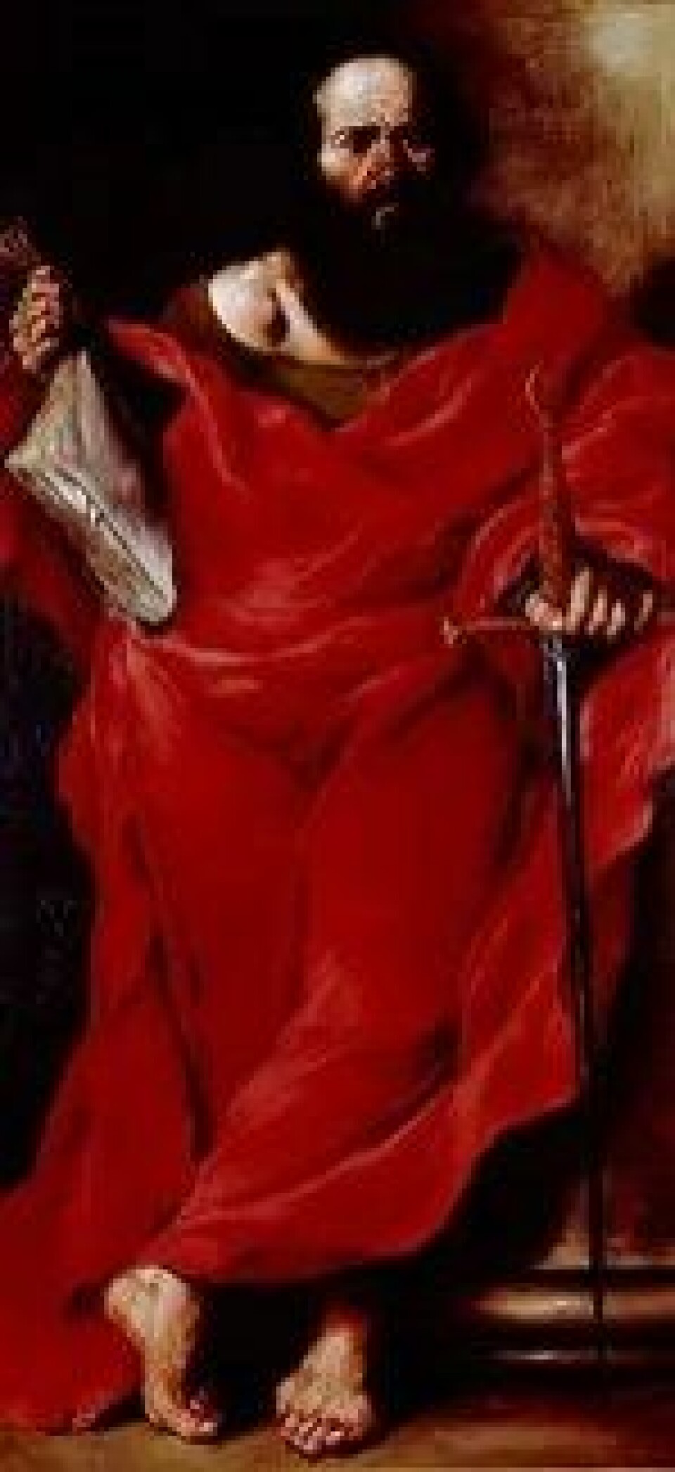 Paulus, trolig malt av Francesco Fracanzano. Paulus, trolig malt av Francesco Fracanzano.