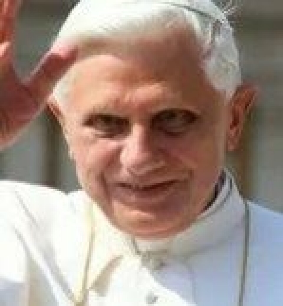 Pave Benedikt XVI. (Kilde: Wikimedia commons)