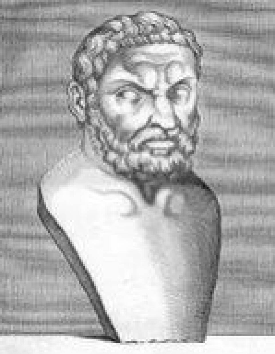Thales fra Miletos (624–545 f.Kr.). (Kilde: Wikimedia commons) Thales fra Miletos (624–545 f.Kr.). (Kilde: Wikimedia commons)