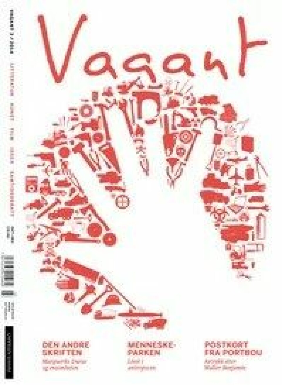 Årets tredje utgave av Vagant utkommer denne uken. (Omslag ved Andreas Töpfer. Logo ved dr. Jan Zalasiewicz)