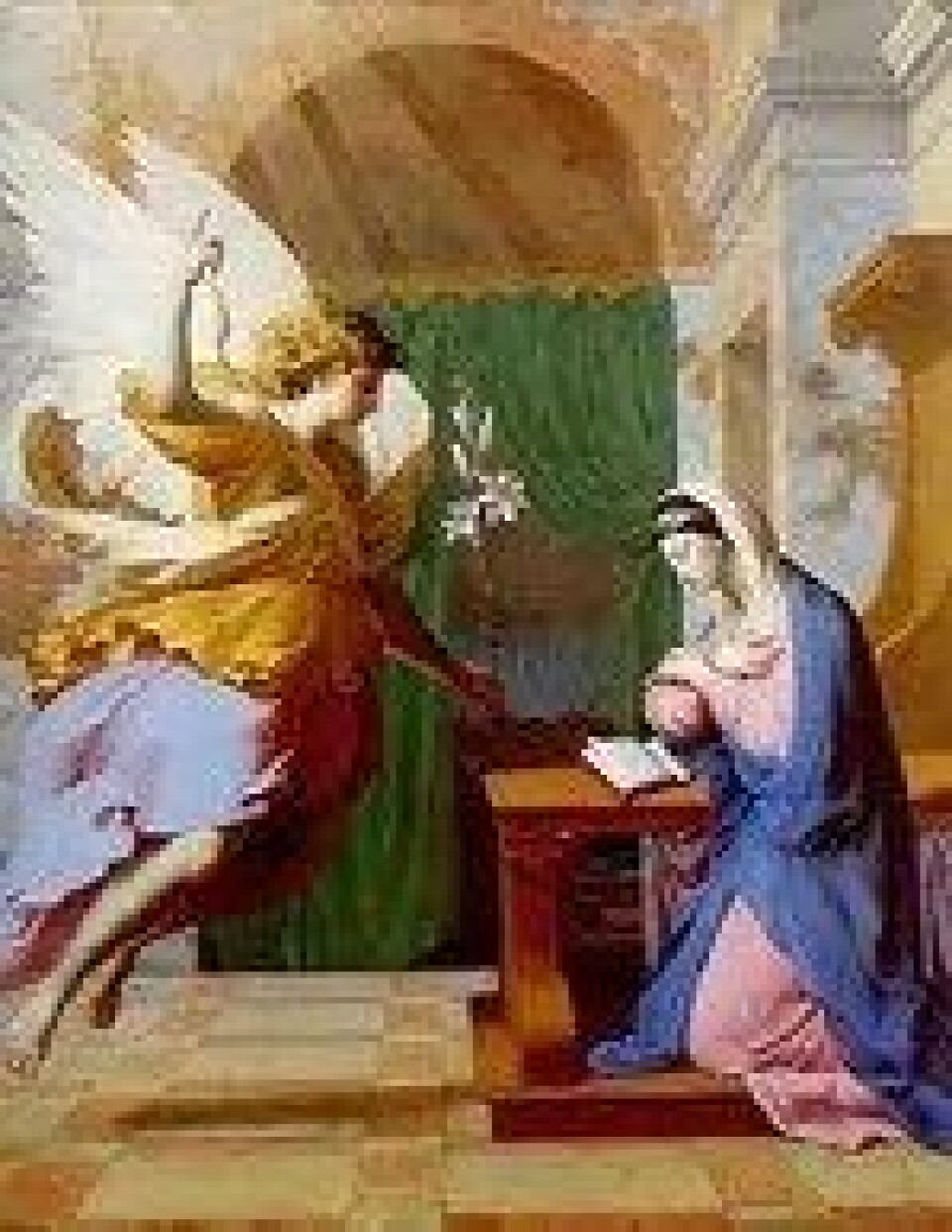 Jomfrumoren var en mest paradoksale av alle jomfruskikkelsene. Maleri av Eustache Le Sueur (ca. 1650). Kilde: Wikimedia commons) Jomfrumoren var en mest paradoksale av alle jomfruskikkelsene. Maleri av Eustache Le Sueur (ca. 1650). Kilde: Wikimedia commons)