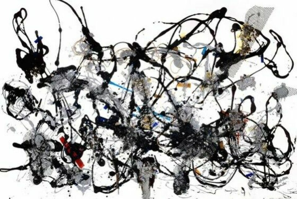 Number 29, malt av Jackson Pollock i 1950. (Kilde: Wikipaintings.org)