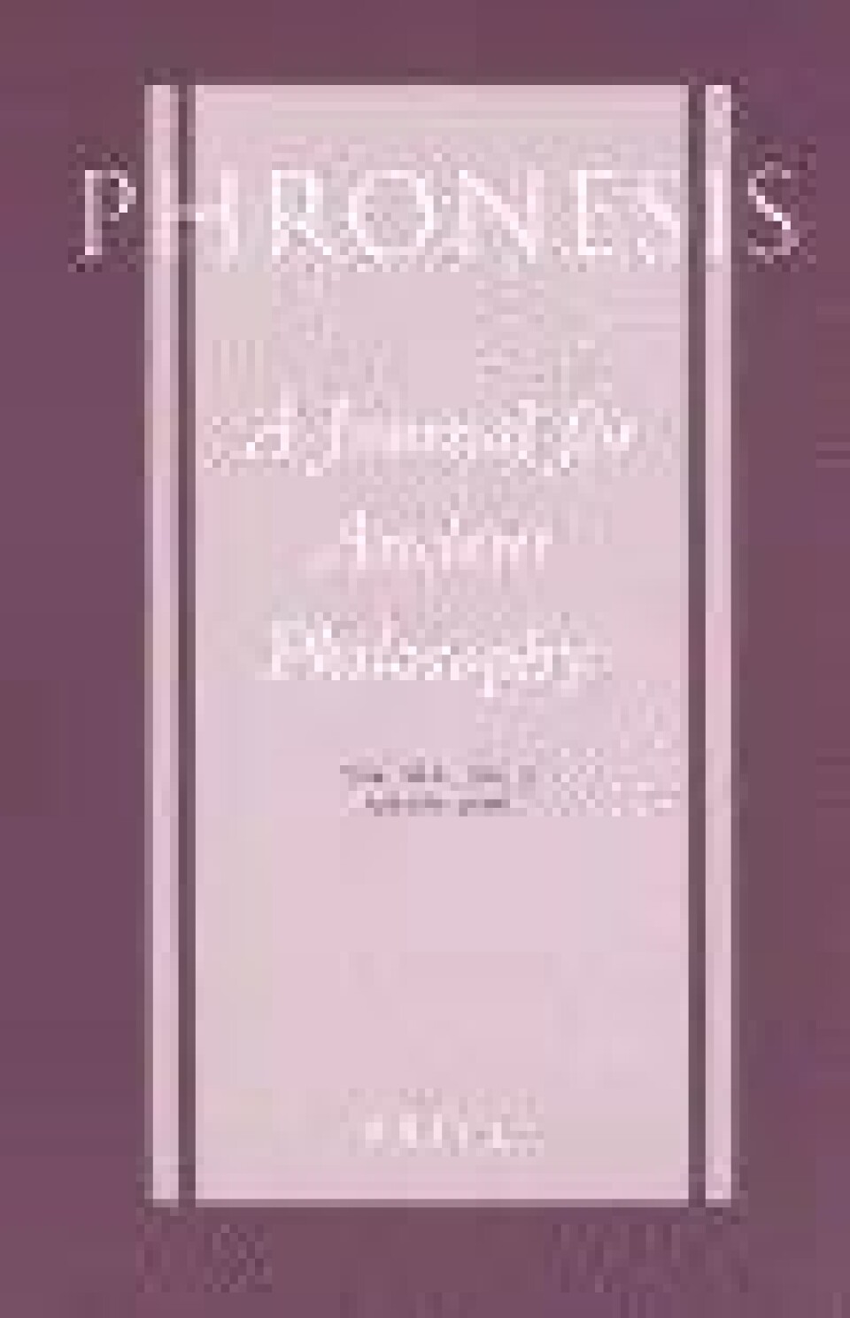 Phronesis 54/4-5 Phronesis 54/4-5