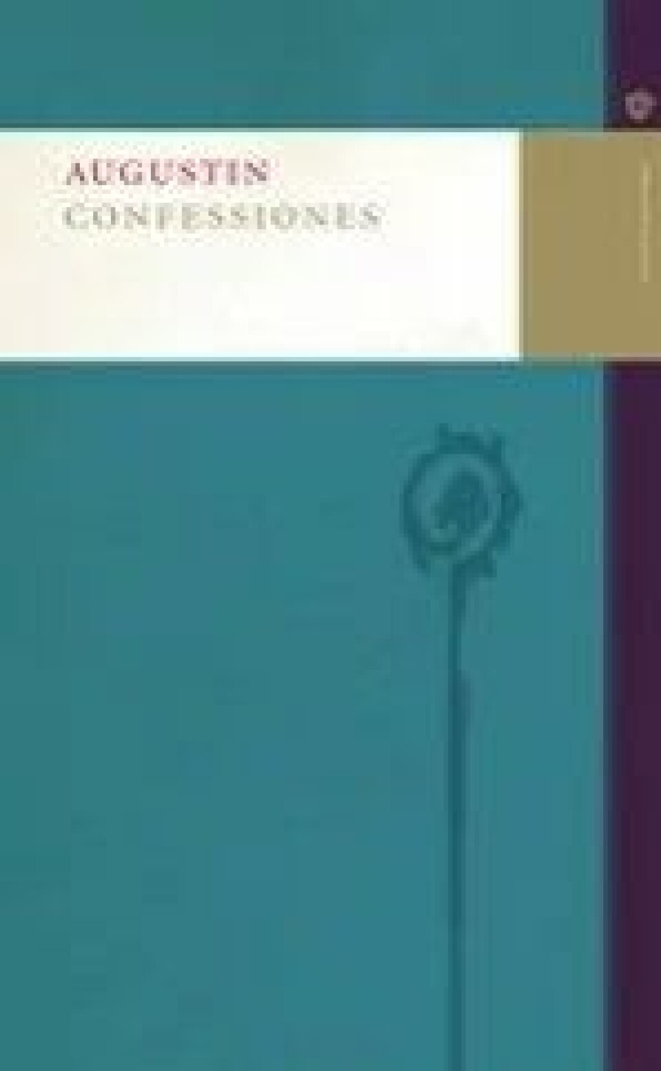 Bok: Confessiones – Augustin Bok: Confessiones – Augustin