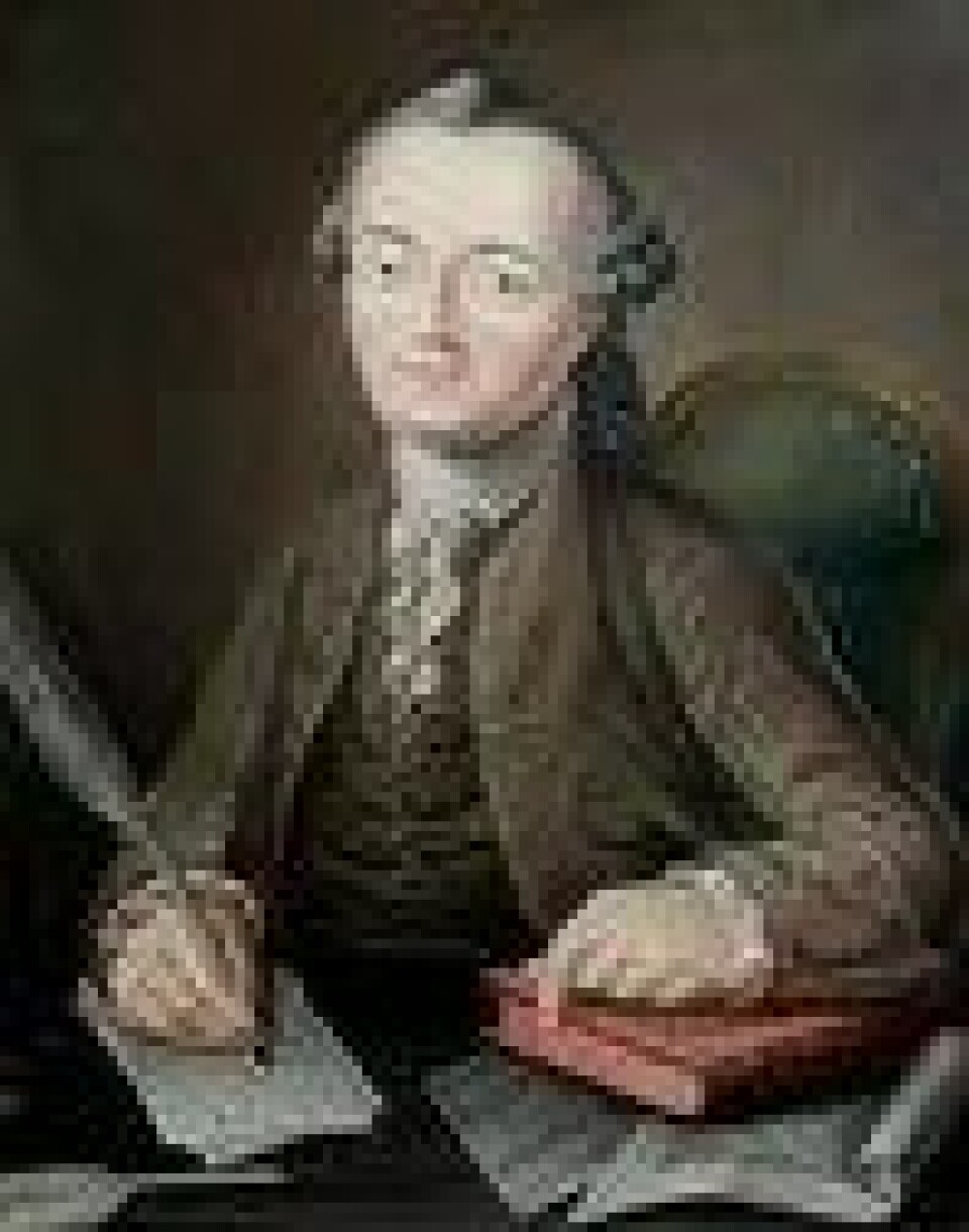 Christian Braumann Tullin (1728–1765) lot seg inspirere av salongens samtaleform. (Kilde: Wikimedia commons)