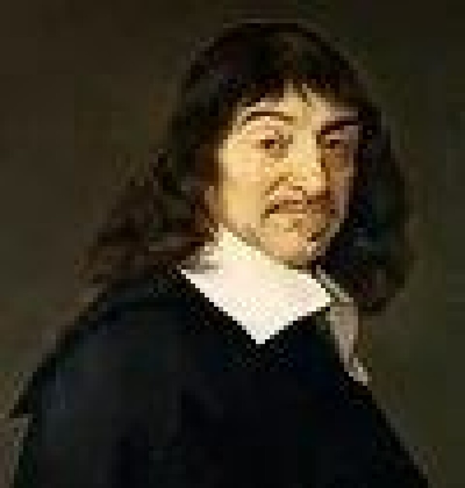René Descartes (1596–1650). Portrett etter Frans Hals (1648) (Kilde: Wikimedia commons
