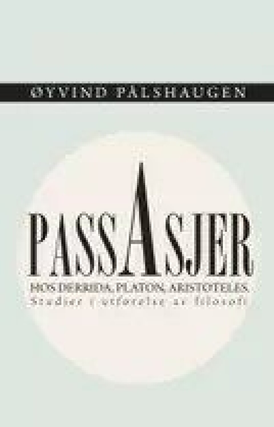 Bok: Passasjer hos Derrida, Platon, Aristoteles. Studier i utførelse av filosofi – Øyvind Pålshaugen Bok: Passasjer hos Derrida, Platon, Aristoteles. Studier i utførelse av filosofi – Øyvind Pålshaugen