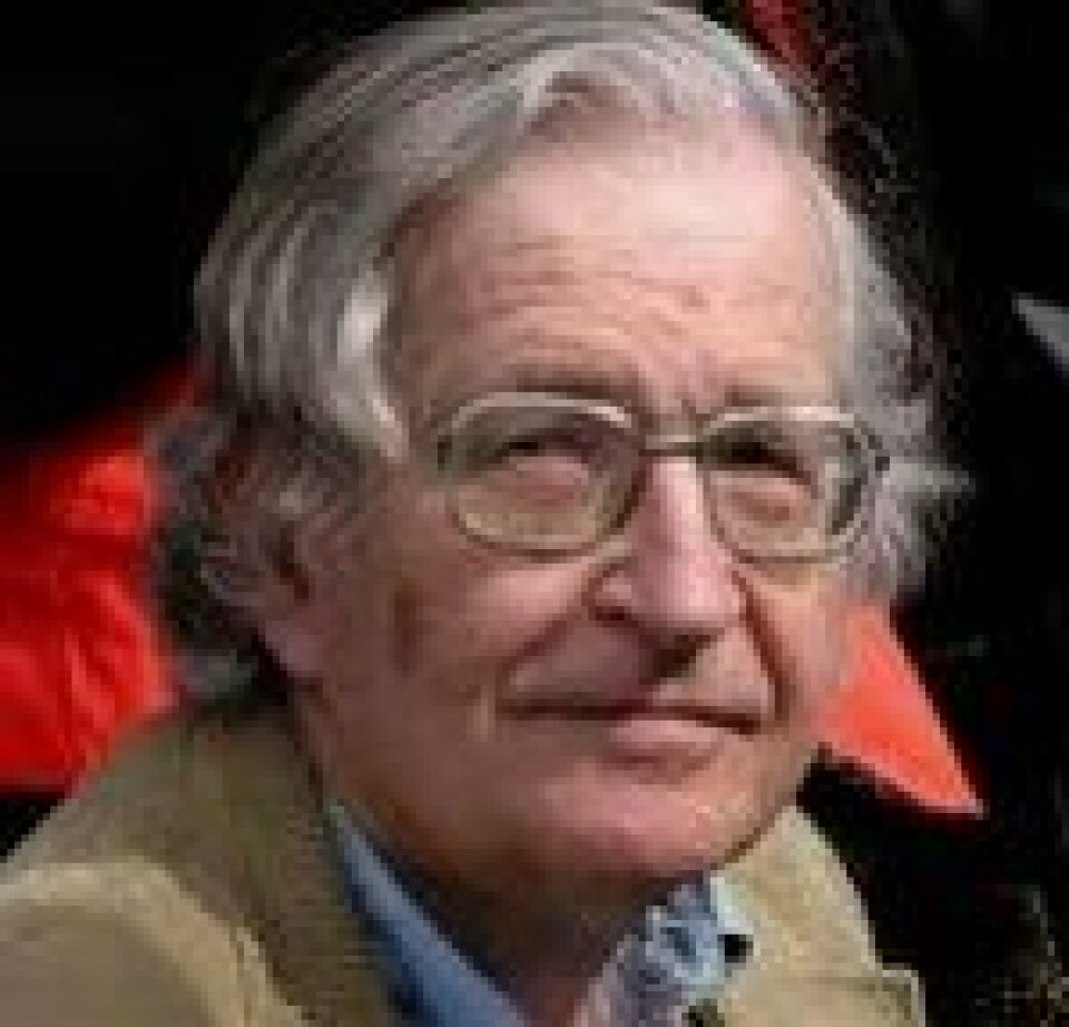 Noam Chomsky. (Kilde: Wikimedia commons) Noam Chomsky. (Kilde: Wikimedia commons)