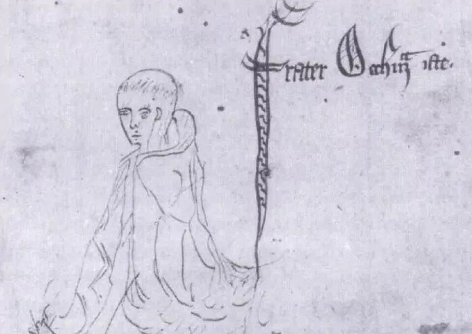 Skisse frå eit manuskript av William av Ockham sitt verk Summa Logicae. (Kjelde: Wikimedia Commons) Skisse frå eit manuskript av William av Ockham sitt verk Summa Logicae. (Kjelde: Wikimedia Commons)