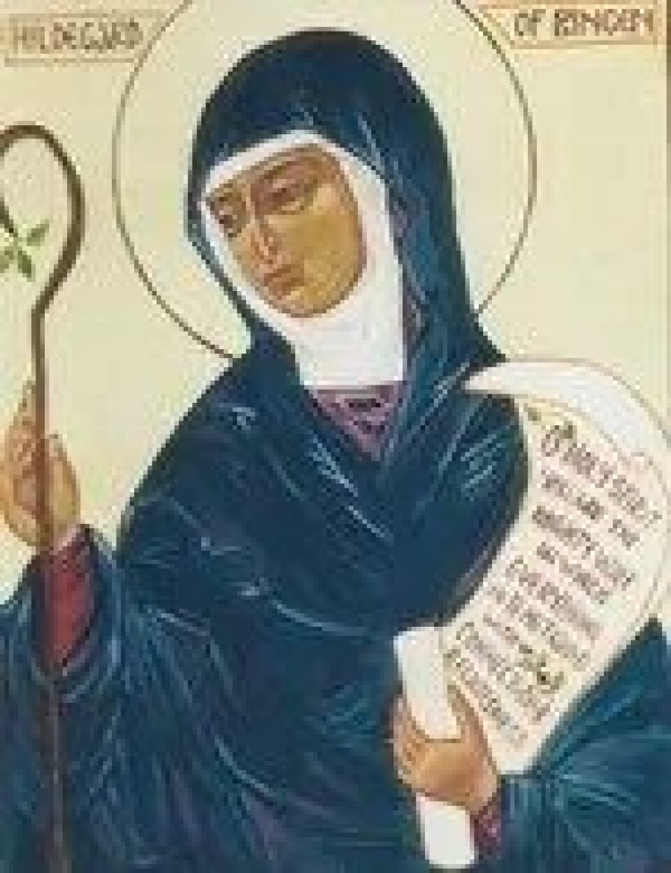 Hildegard von Bingen, 1098–1179. (Kilde: Wikimedia commons) Hildegard von Bingen, 1098–1179. (Kilde: Wikimedia commons)