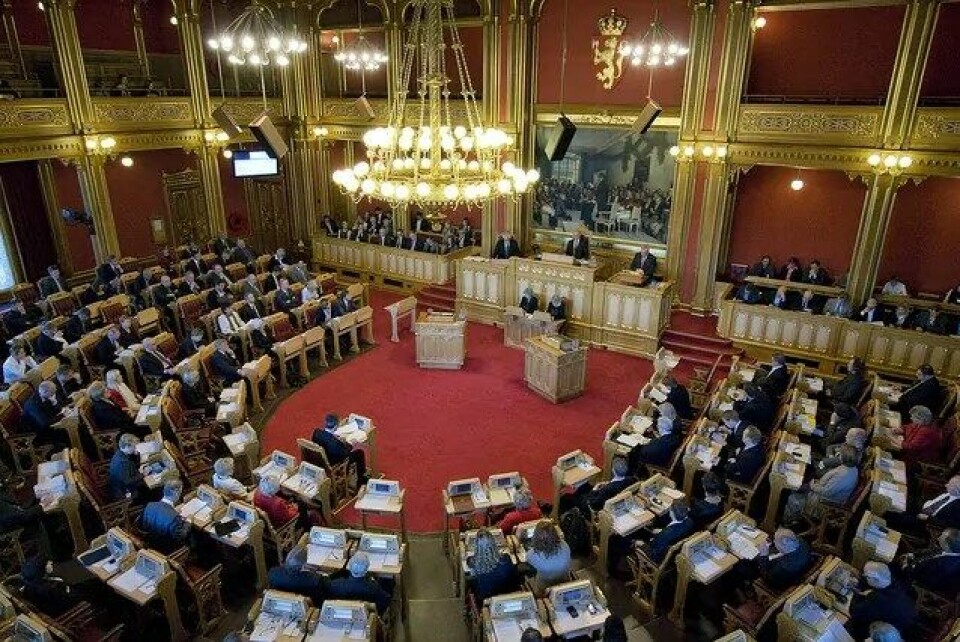 Illustrasjon: Statsbudsjettet legges frem i 2012 (Kilde: Stortinget / Flickr)