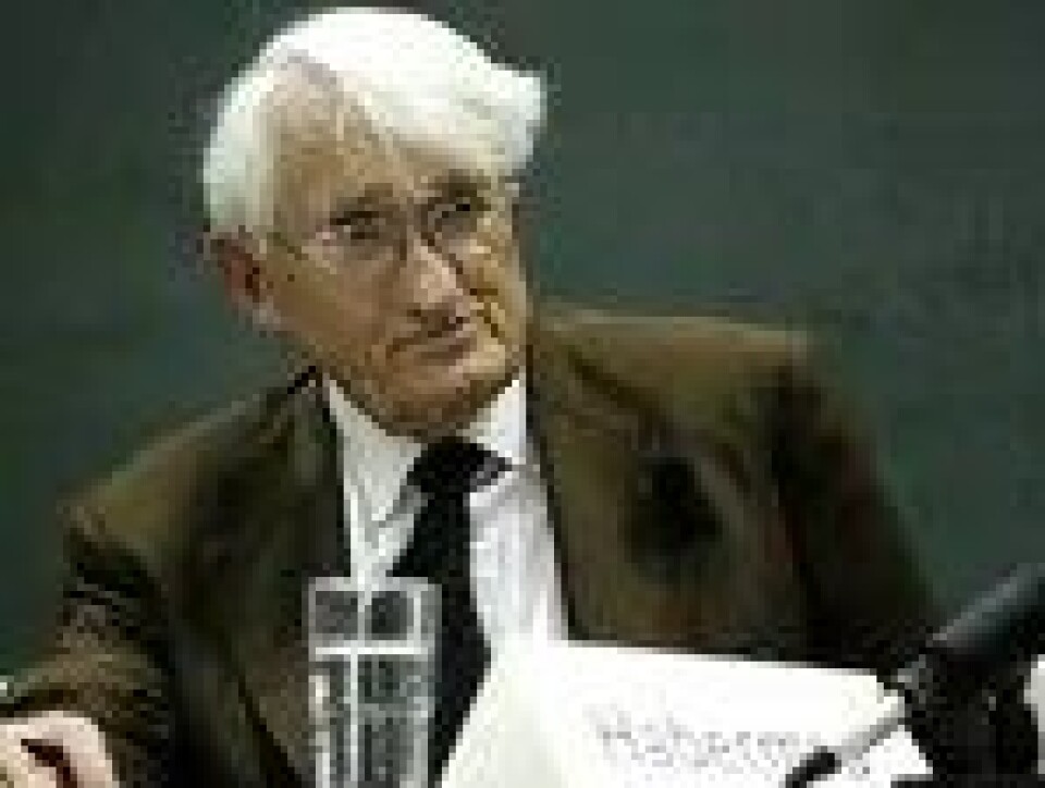 Filosof Jürgen Habermas. (Kilde: Wikimedia commons) Filosof Jürgen Habermas. (Kilde: Wikimedia commons)