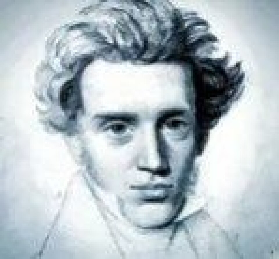 Søren Kierkegaard (1813–1855). (Kilde: Wikimedia commons) Søren Kierkegaard (1813–1855). (Kilde: Wikimedia commons)