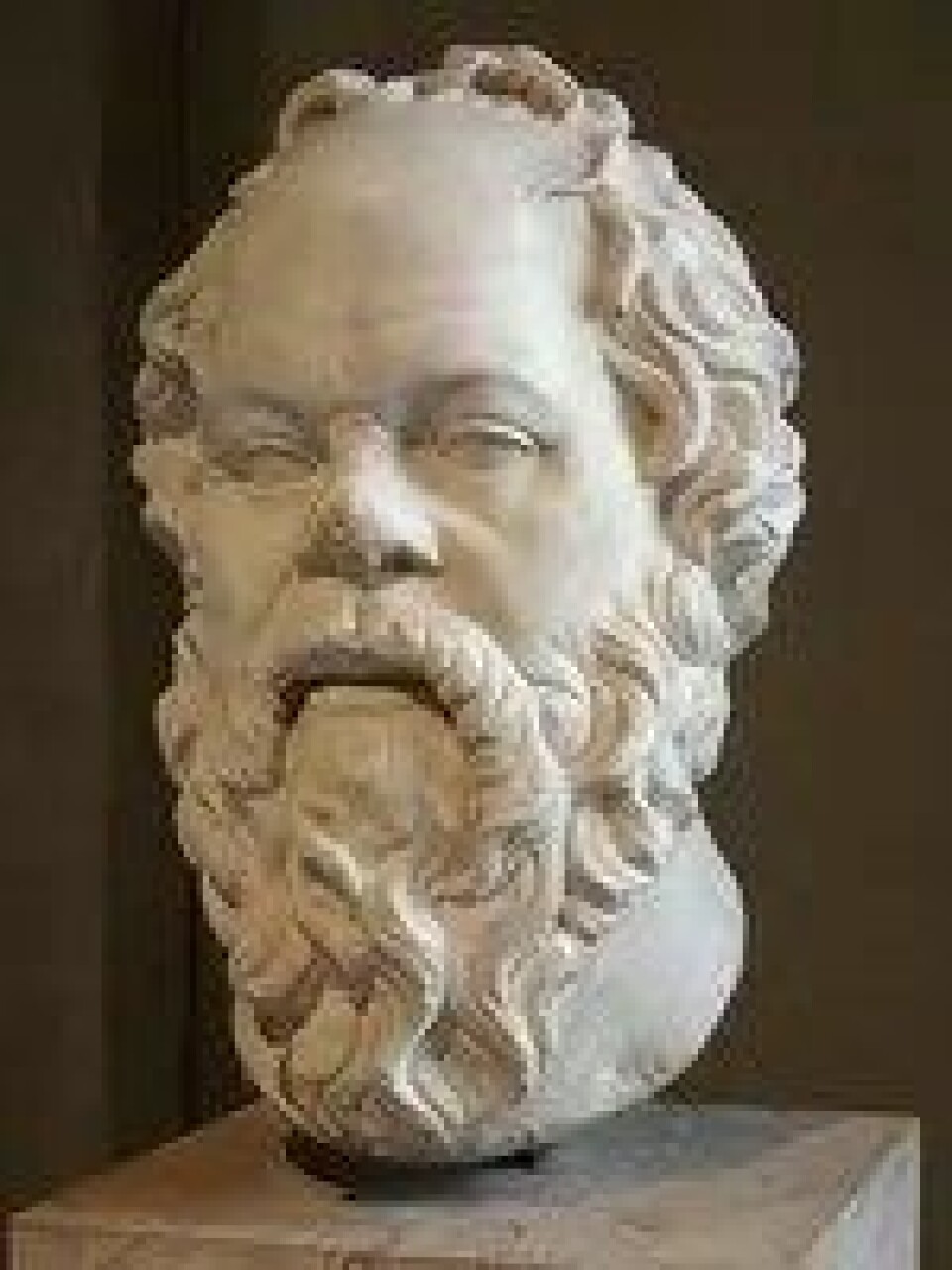 Romersk portrett av Sokrates. (Kilde: Wikimedia commons)