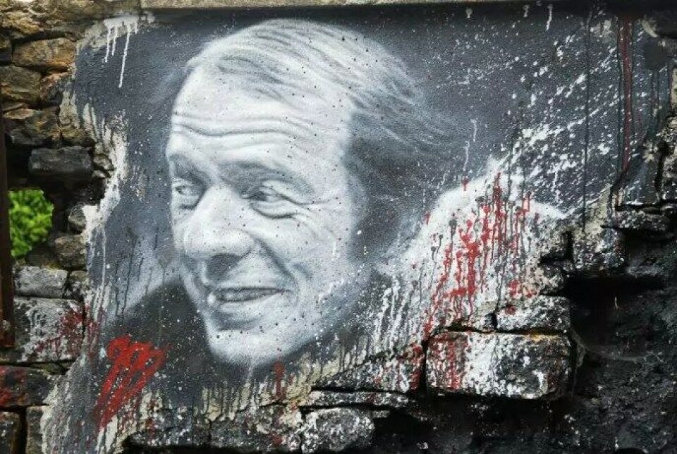 Gilles Deleuze (1925-1995). Her portrettert i et gatemaleri. Foto: Thierry Ehrmann Gilles Deleuze (1925-1995). Her portrettert i et gatemaleri. Foto: Thierry Ehrmann