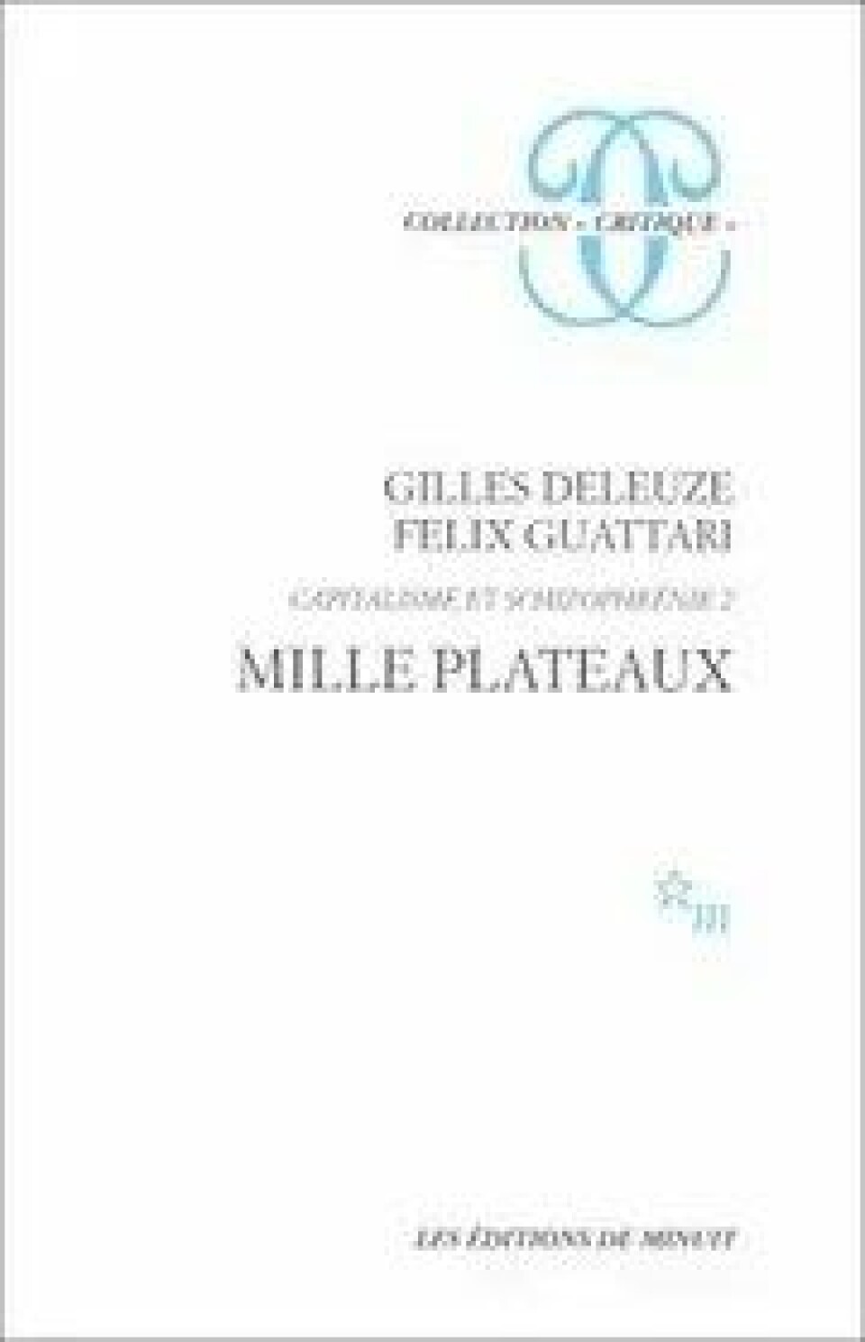 Mille Plateaux (1980) Mille Plateaux (1980)