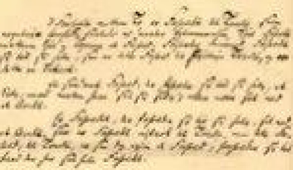 Manuskriptet til Sygdommen til Døden (1849). (Kilde: Wikimedia commons) Manuskriptet til Sygdommen til Døden (1849). (Kilde: Wikimedia commons)
