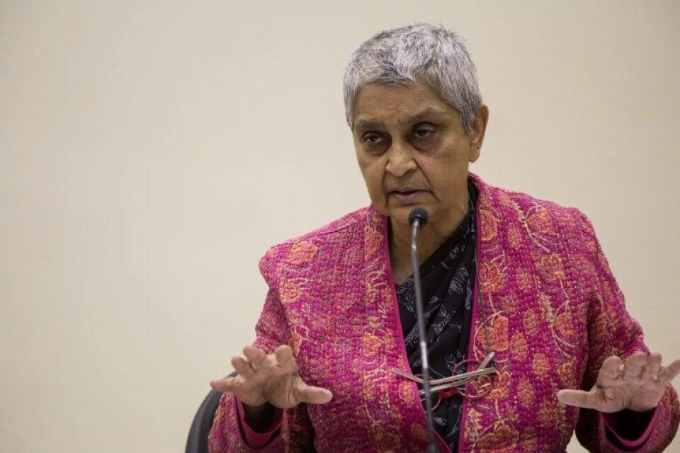 Gayatri Spivak (Kilde: flickr/Rosa Luxemburg-Stiftung) Gayatri Spivak (Kilde: flickr/Rosa Luxemburg-Stiftung)