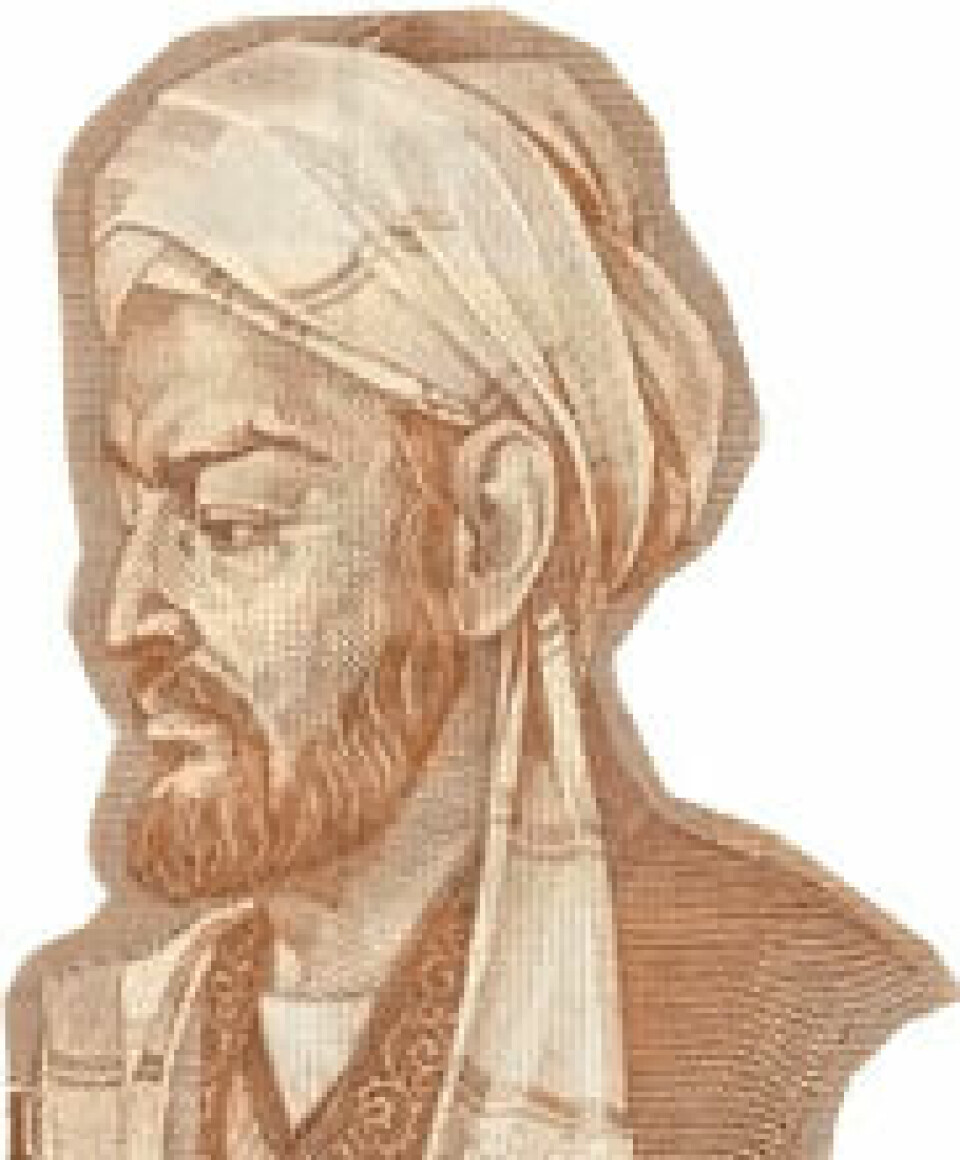 Avicenna var persisk, men skrev på arabisk. (Kilde: Wikimedia commons)