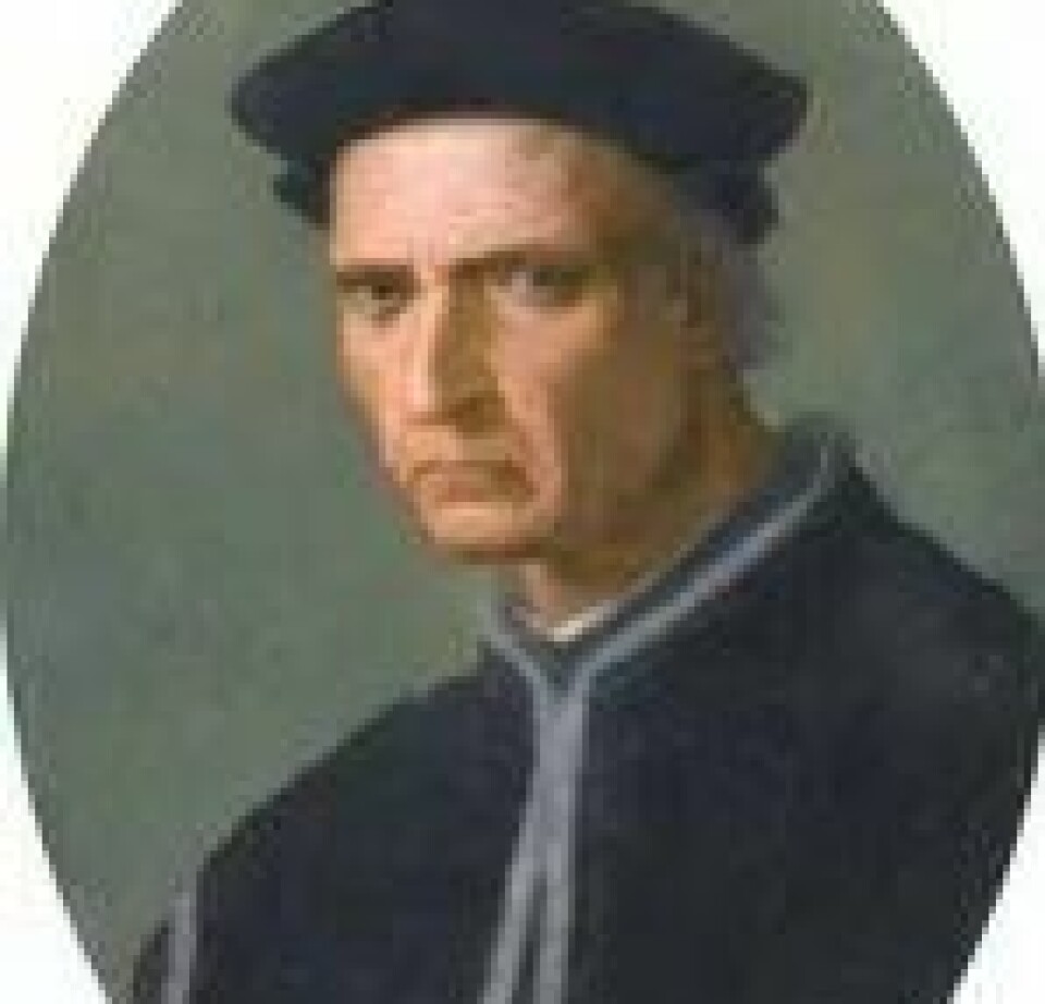 Machiavelli tjente som andrekansler under Piero Soderini (1450-1522), her malt av Ridolfo del Ghirlandaio. (Kilde: Wikimedia Commons/Sotheby’s)