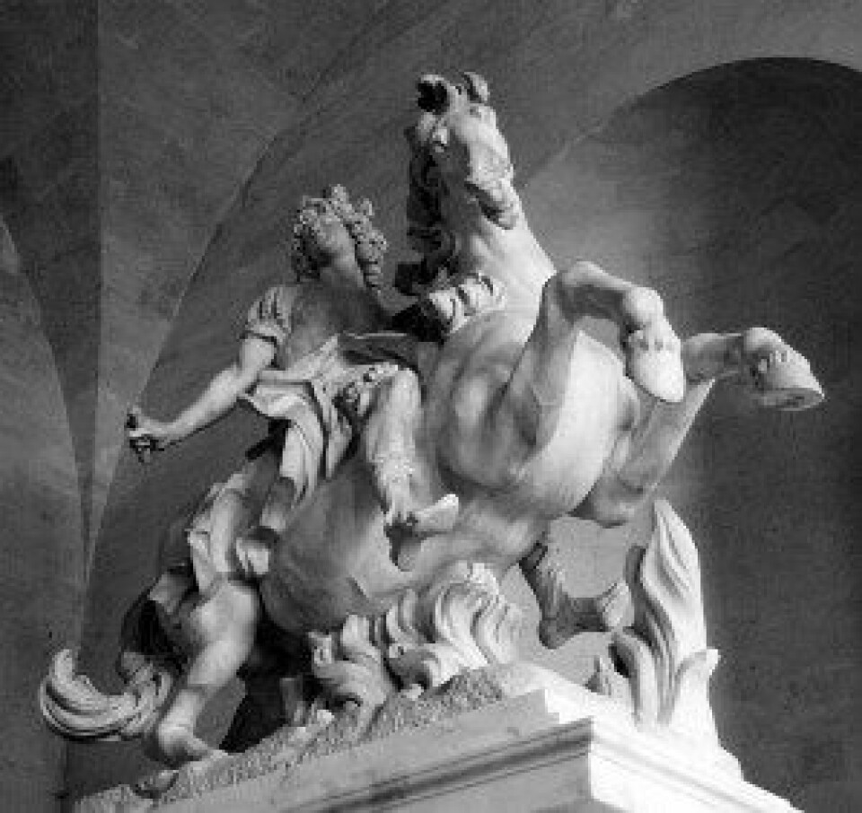Ludvig 14 til hest, av Gian Lorenzo Bernini (Wikimedia Commons)