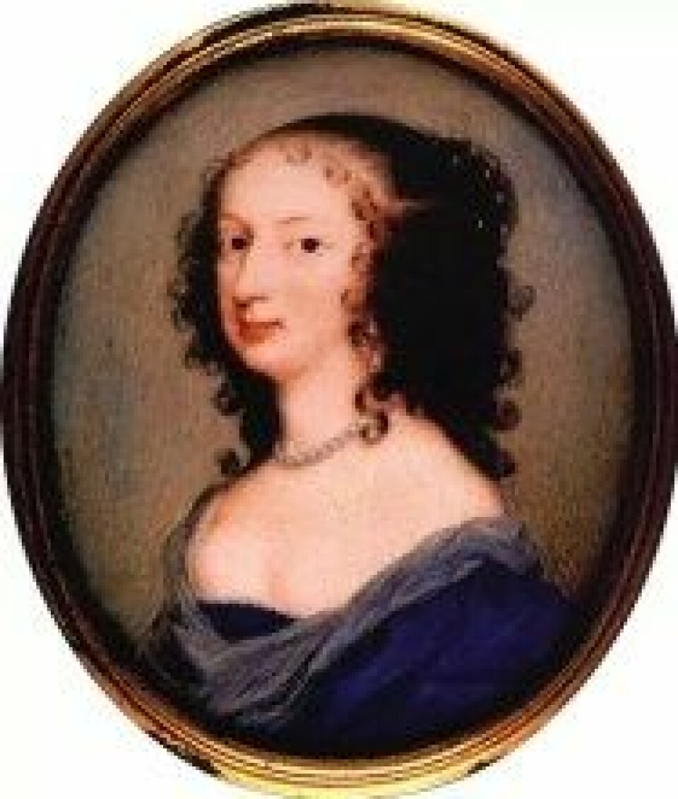Portrett av Margaret Cavendish fra 1673 (Kilde: Wikimedia commons)