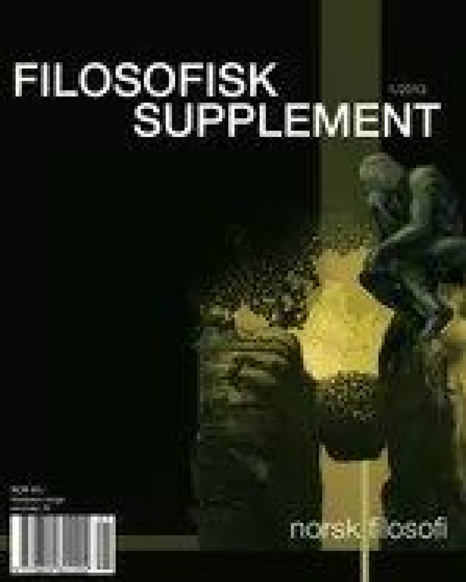 Denne artikkelen ble for første gang publisert i Filosofisk supplement 1-2013. Denne artikkelen ble for første gang publisert i Filosofisk supplement 1-2013.