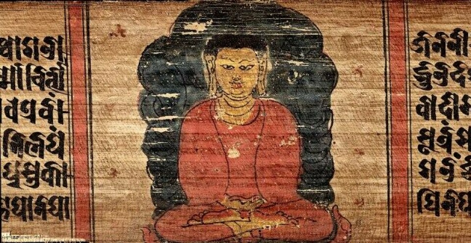 – Buddha er kjent for å ikke ville svare på spørsmålet om verden er endelig eller uendelig, om sjelen er identisk med kroppen eller ikke, skriver Sparby. (Foto: Wellcome Library / Wikimedia commons)