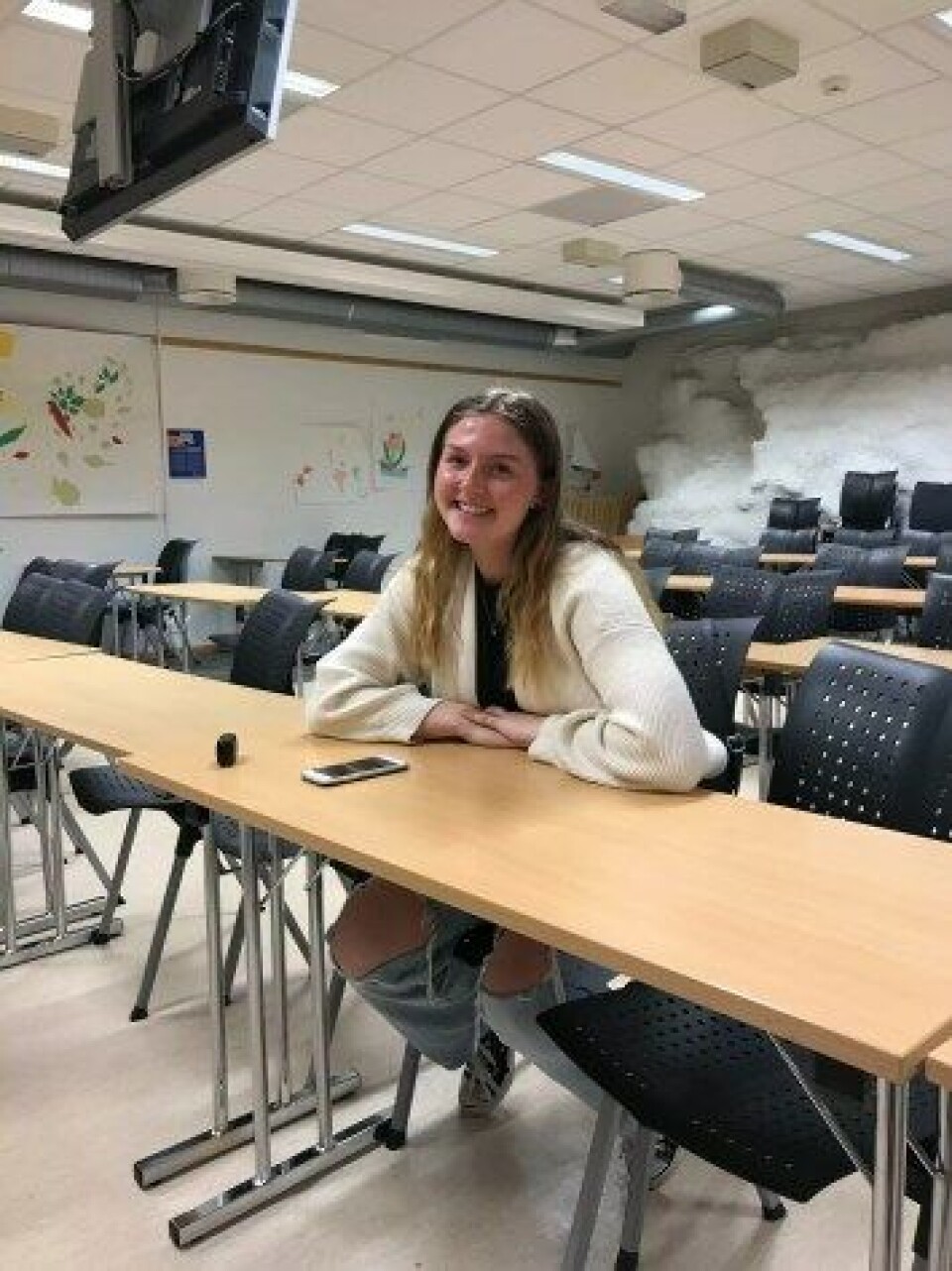Alia (21) fra Verdalen skal ta et årsstudium i filosofi. Alia (21) fra Verdalen skal ta et årsstudium i filosofi.