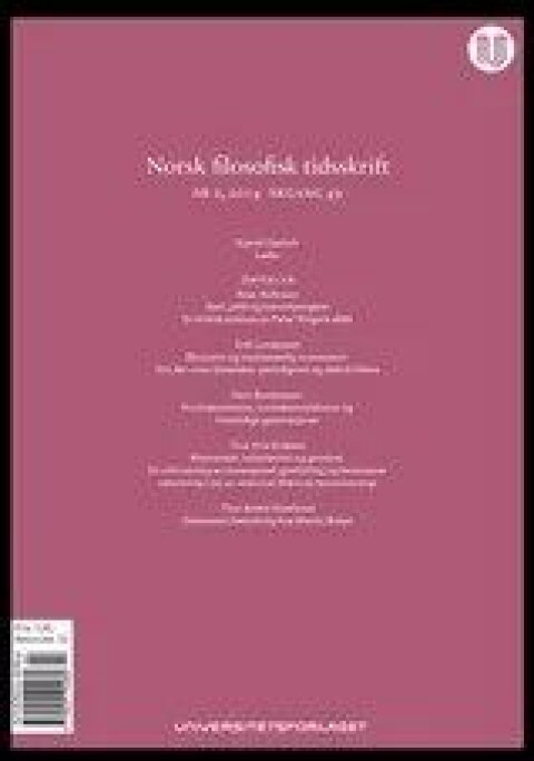 Dette innlegget er basert på en artikkel i NFT – 2-2014