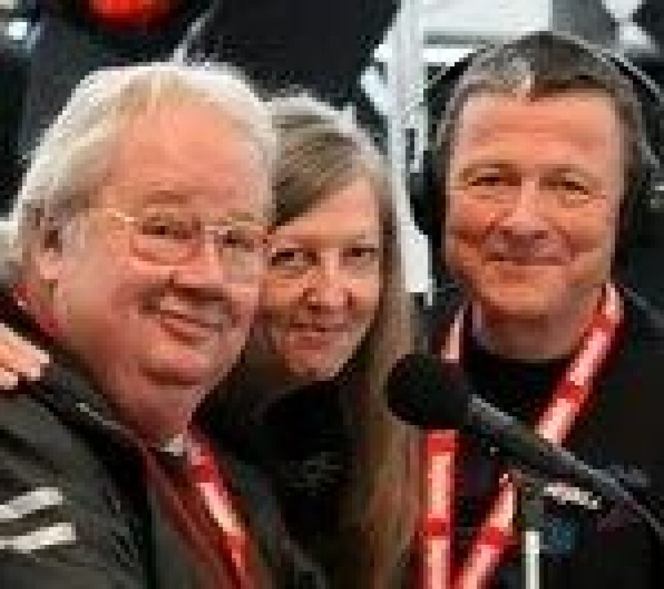 Borge, Svenneby og Nilsen på jazzfestivalen i Molde. (Foto: NRK) Borge, Svenneby og Nilsen på jazzfestivalen i Molde. (Foto: NRK)