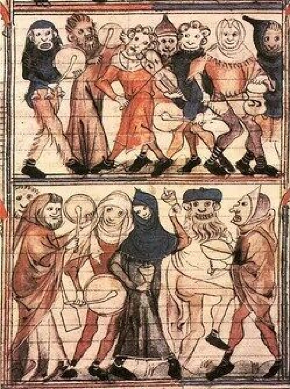 I middelalderen snudde dårenes fest, «The Feast of Fools», alt på hodet. Slik provoserer julefortellingen tingenes orden, om mulig hakket mer dramatisk. (Kilde: Wikimedia Commons) I middelalderen snudde dårenes fest, «The Feast of Fools», alt på hodet. Slik provoserer julefortellingen tingenes orden, om mulig hakket mer dramatisk. (Kilde: Wikimedia Commons)