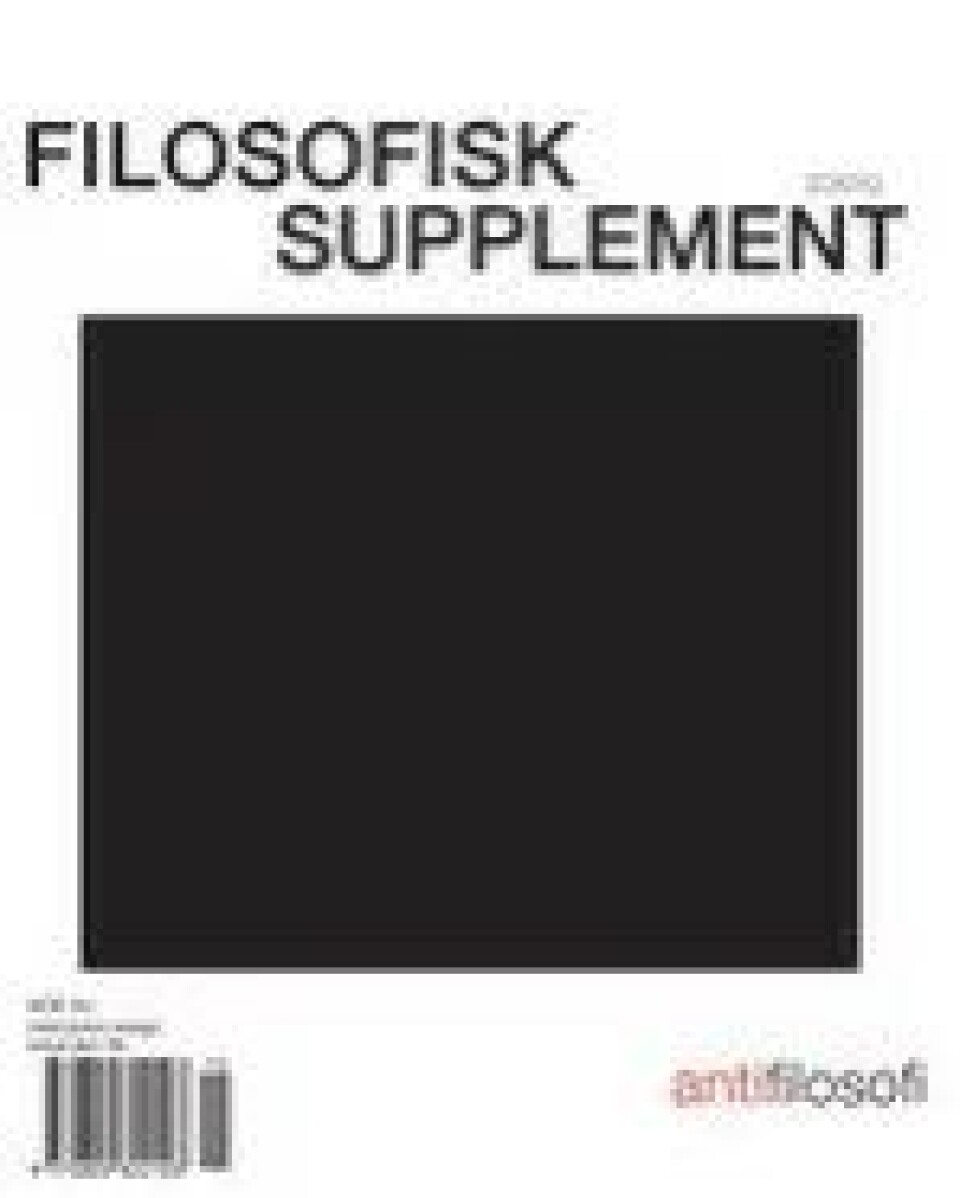 Filosofisk supplement 3/2012
TIDSSKRIFT: Merkelappen «antifilosof» festes ved så forskjellige tenkere som Pascal, Nietzsche og Wittgenstein – noen ganger som skjellsord, andre ganger som hedersbetegnelse. Det disse tenkerne formodentlig har til felles, er at deres filosofi på ulike måter går på tvers av, eller imot, filosofien som vitenskapelig disiplin og rettesnor for hvordan vi bør leve våre liv. Filosofisk supplement 3/2012
TIDSSKRIFT: Merkelappen «antifilosof» festes ved så forskjellige tenkere som Pascal, Nietzsche og Wittgenstein – noen ganger som skjellsord, andre ganger som hedersbetegnelse. Det disse tenkerne formodentlig har til felles, er at deres filosofi på ulike måter går på tvers av, eller imot, filosofien som vitenskapelig disiplin og rettesnor for hvordan vi bør leve våre liv.