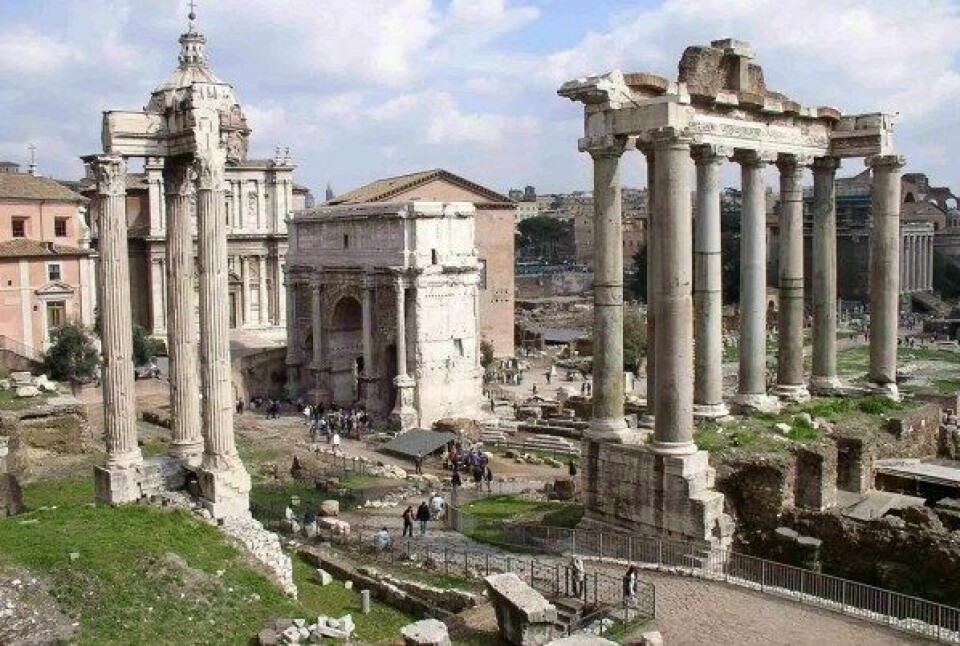 Bilde av Forum Romanum. (Kilde: Carla Tavares/Wikimedia Common. CC BY-SA 3.0) Bilde av Forum Romanum. (Kilde: Carla Tavares/Wikimedia Common. CC BY-SA 3.0)