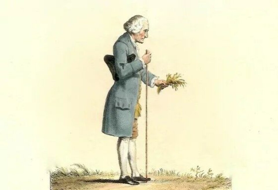 Rousseau i 300: I år markeres Jean-Jacques Rousseau. Her en fargelagt radering av Rousseau i Ermenonville, juni 1778, kort tid før sin død. (Kilde: Wikimedia Commons)
ESSAY: Rousseaus eufori over det nyfødte barnets uskyld er vel kjent. Det er fordi tilstanden er så sjelden. Rousseau i 300: I år markeres Jean-Jacques Rousseau. Her en fargelagt radering av Rousseau i Ermenonville, juni 1778, kort tid før sin død. (Kilde: Wikimedia Commons)
ESSAY: Rousseaus eufori over det nyfødte barnets uskyld er vel kjent. Det er fordi tilstanden er så sjelden.