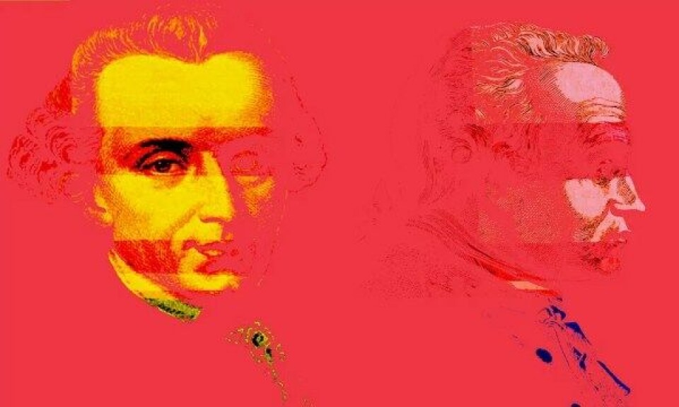 Immanuel Kant (1724–1804) (Illustrasjon: Willie Sturges / Flickr. CC BY-ND 2.0) Immanuel Kant (1724–1804) (Illustrasjon: Willie Sturges / Flickr. CC BY-ND 2.0)