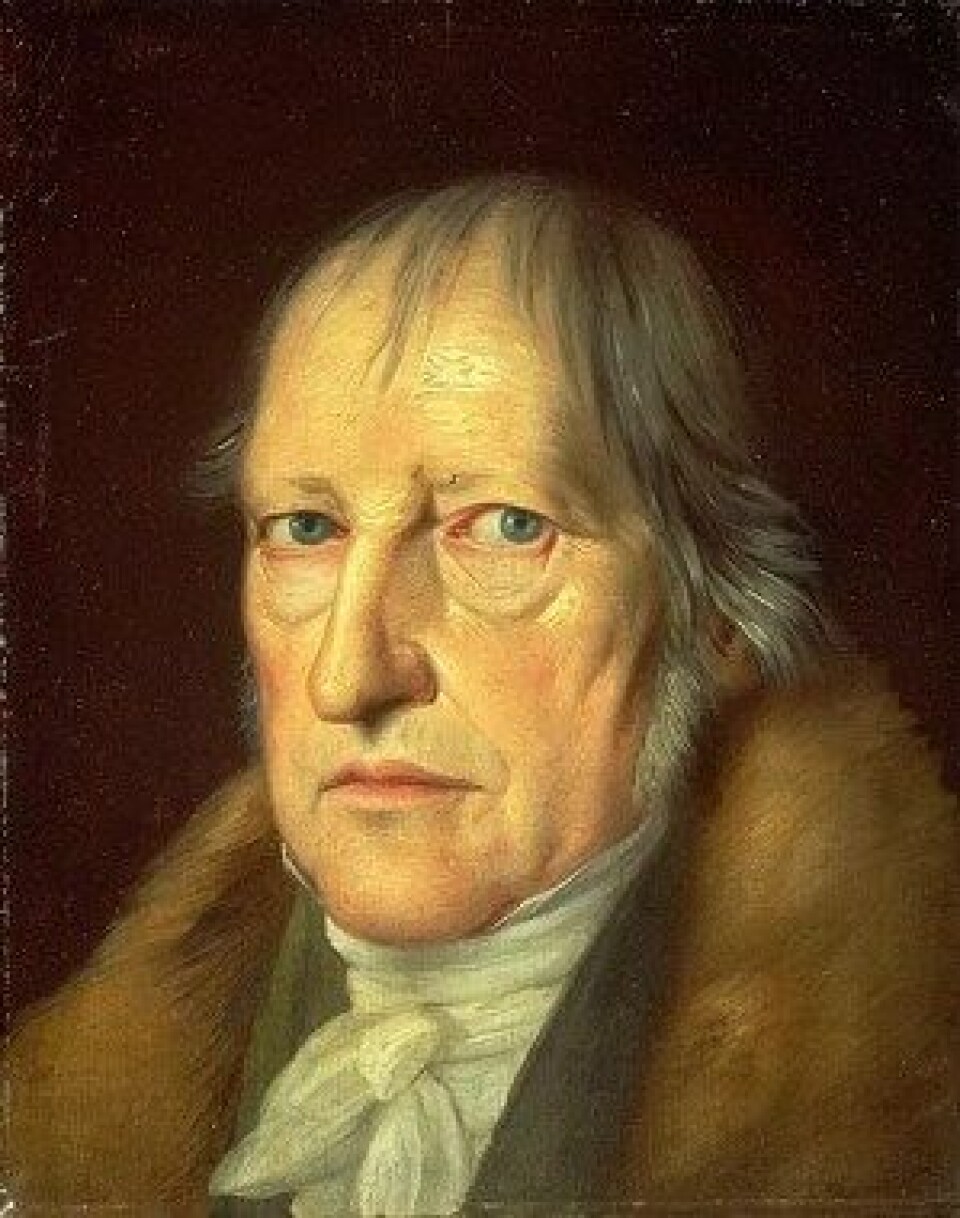 Hegel mente at skolen utgjorde en egen sfære mellom familien og samfunnet. Her ser vi filosofen i et portrett av Jakob Schlesinger (1792-1855). (Kilde: Wikimedia Commons) Hegel mente at skolen utgjorde en egen sfære mellom familien og samfunnet. Her ser vi filosofen i et portrett av Jakob Schlesinger (1792-1855). (Kilde: Wikimedia Commons)