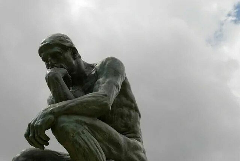 «Tenkjaren» av Auguste Rodin (1840–1917). (Kjelde: flickr/Jean David & Anne-Laure)