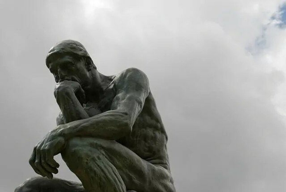 «Tenkjaren» av Auguste Rodin (1840–1917). (Kjelde: flickr/Jean David & Anne-Laure) «Tenkjaren» av Auguste Rodin (1840–1917). (Kjelde: flickr/Jean David & Anne-Laure)