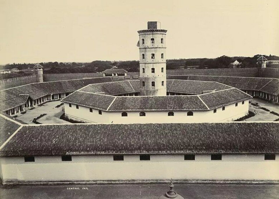 Bilde av et Panoptisk fengsel. (Kilde: Wikimedia commons) Bilde av et Panoptisk fengsel. (Kilde: Wikimedia commons)
