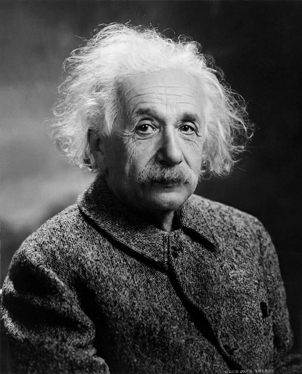 Einstein (Kilde: Wikimedia Commons) Einstein (Kilde: Wikimedia Commons)