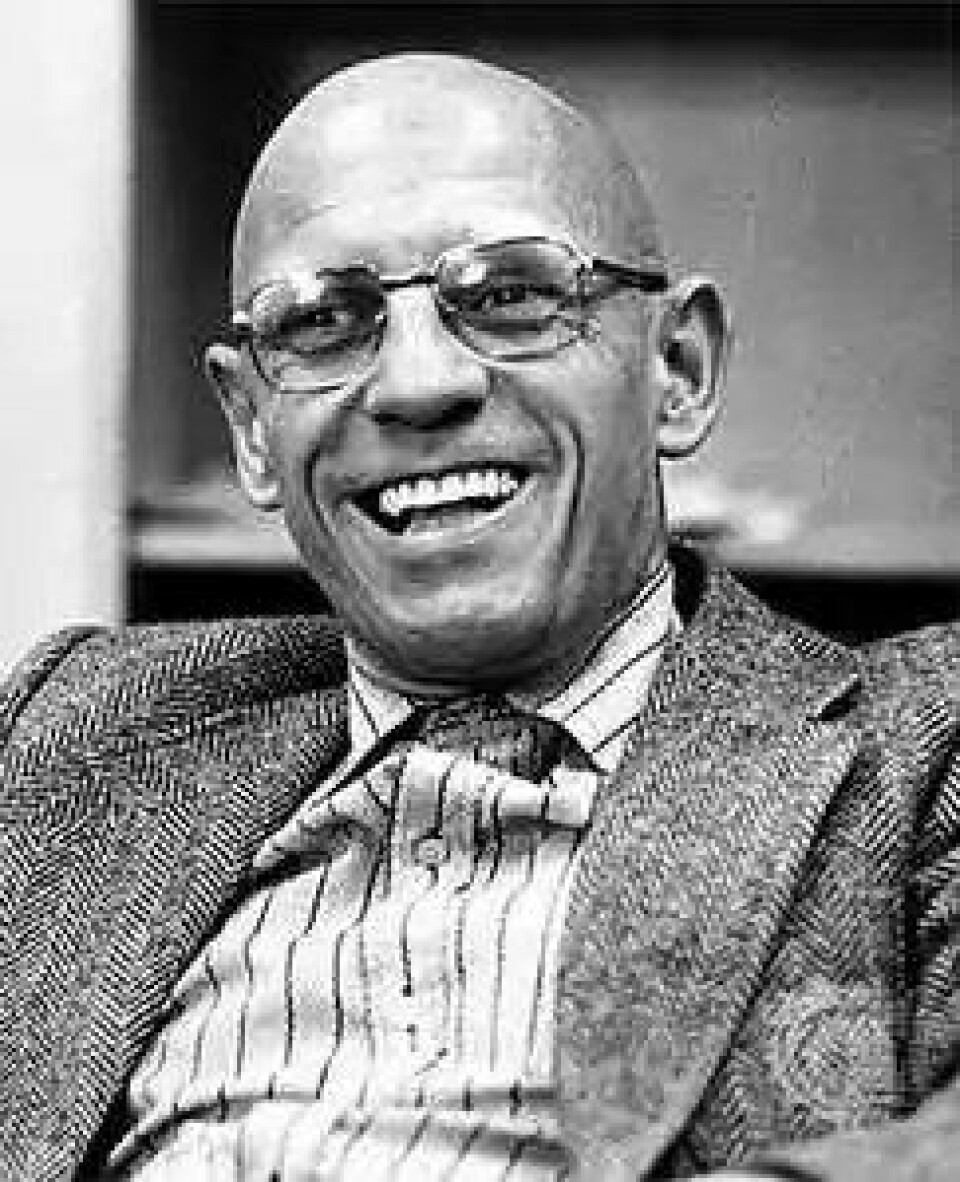 En flirende Foucault fanget i et fotografi (Kilde: Wikimedia Commons)