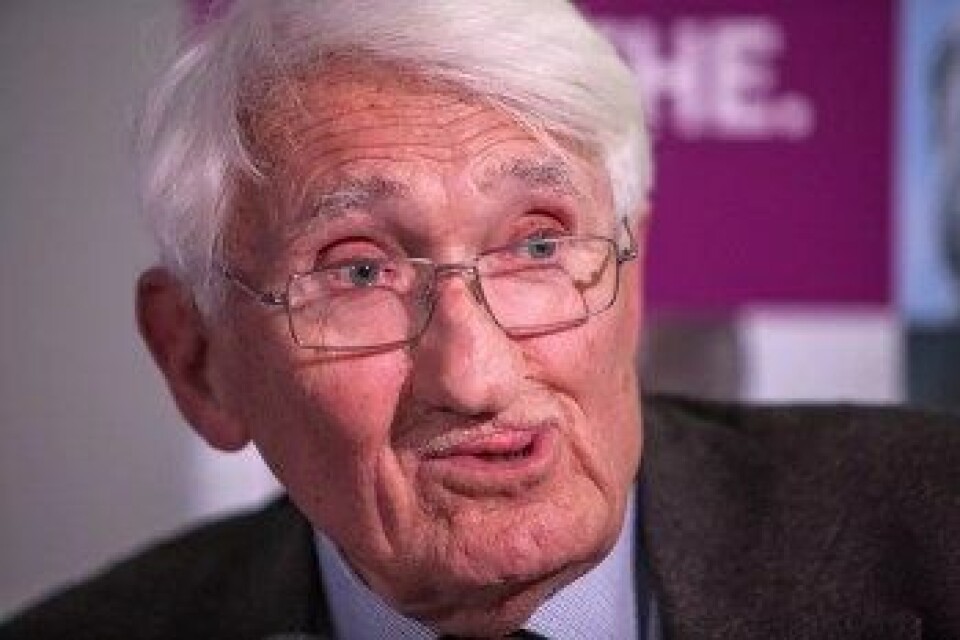 Jürgen Habermas har i fleire tiår vore ein sentral positivismekritisk filosof. (Kjelde: flickr/Europa Pont) Jürgen Habermas har i fleire tiår vore ein sentral positivismekritisk filosof. (Kjelde: flickr/Europa Pont)