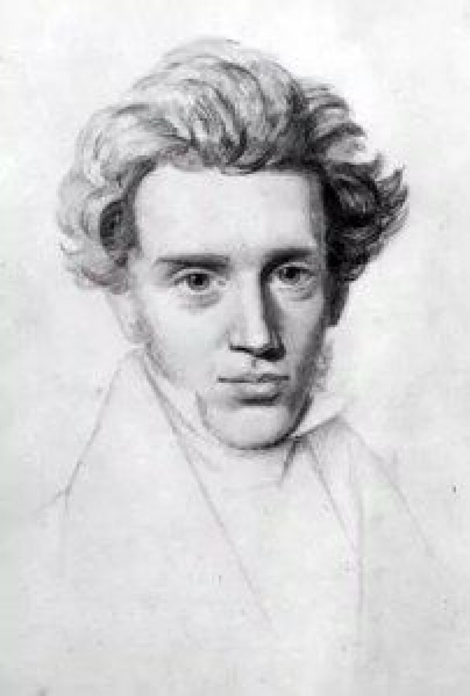Søren Kierkegaards betydning for den franske eksistensialismen har ført til at dansk er representert med 17 ord i den filosofiske ordboken. (Kilde: Wikimedia Commons). Søren Kierkegaards betydning for den franske eksistensialismen har ført til at dansk er representert med 17 ord i den filosofiske ordboken. (Kilde: Wikimedia Commons).