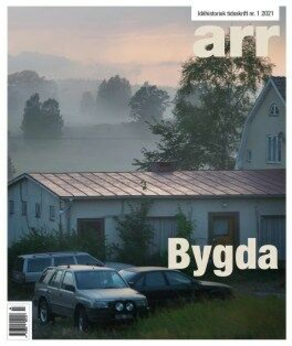 Artikkelen er originalt fra utgaven om Bygda fra tidsskriftet Arr (nr 1 2021) Artikkelen er originalt fra utgaven om Bygda fra tidsskriftet Arr (nr 1 2021)