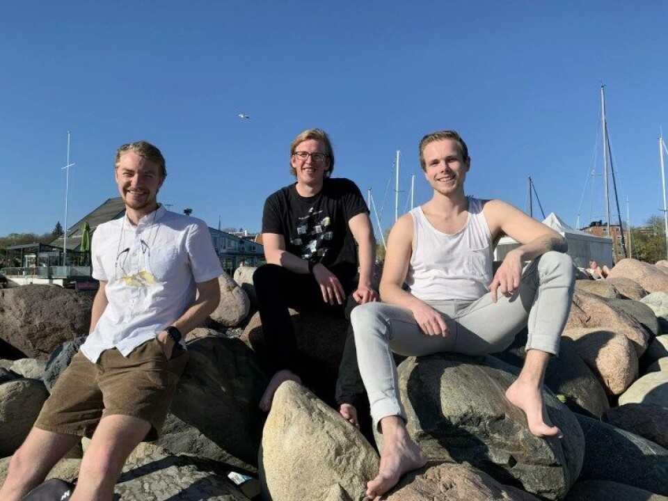 Paal, Anders og Andreas i Disputas AS. (Foto: Tord Steffensen Sortland) Paal, Anders og Andreas i Disputas AS. (Foto: Tord Steffensen Sortland)
