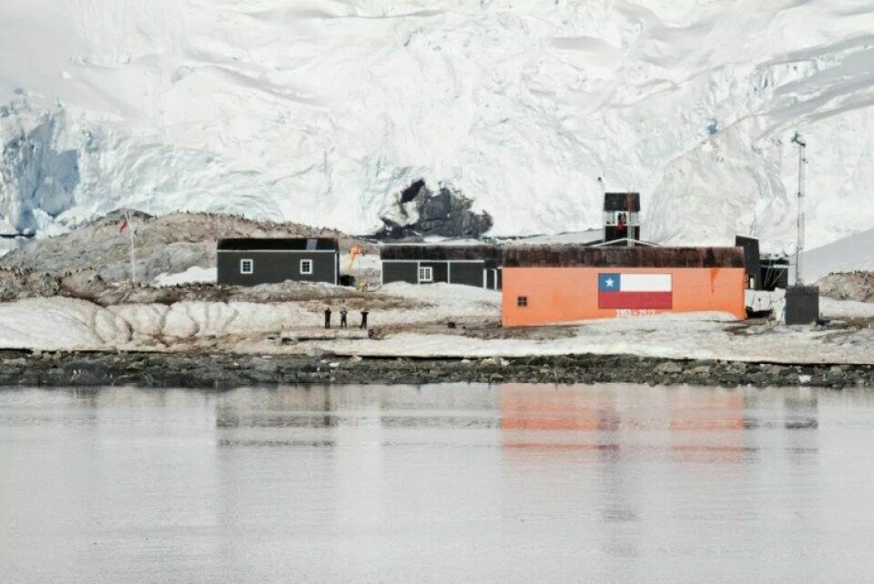 Den chilenske basen på Antarktis. (Foto: Flickr)